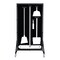 5S Supplies Housekeeping Shadow Board Broom Station V4, Black / White Shadows, No Broom + Stand, No Text HSB-V4-BLACK/WHITE-BO-STAND-NO TEXT - alternate 1