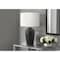 Monarch Specialties Lighting, 25"h, Table Lamp, Black Concrete, Ivory / Cream Shade, Contemporary, Modern I 9893 - alternate 2