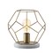 Jonathan Y James 10" MidCentury Glam Metal/Marble Geometric LED Table Lamp, Brass JYL1047A - alternate 1