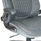 Office Star Products Deluxe Executive Bonded Leather Executive Chair, Grey ECH620867-EC2 - alternate 4
