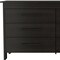 Homeroots 59" Black Six Drawer Double Dresser 544018 - alternate 8