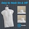 Topmaster Premium Male Shirt Holder, Durable, Lightweight, White Torso with Hook, 10PK TMBTHLWH10 - alternate 5