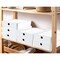 Bella Storage Solutions Bella Medium White Stackable Storage Bins w/ Lids - Modular Bathroom/Kitchen/Closet Organizer, 4PK 606584 - alternate 4