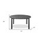 Homeroots 57" Gray Aluminum Folding Dining Table 372201 - alternate 5