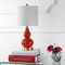 Jonathan Y Anya 20.5" Mini Glass LED Table Lamp, Sunset Orange JYL1028G - alternate 8
