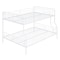 Homeroots White Full XL Over Queen Contemporary Metal Bunk Bed 590296 - alternate 6