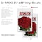 Signmission Roses, Vinyl Decals Only 24 Inch x 36 Inch, Vinyl Decal, 2PK DSB-2436-2PACK-Roses - alternate 2