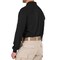 First Tactical PERFORMANCE POLO LONG SLEEVE, 100% Polyester, Button, 1 Pocket(s), Black, S 111503 - alternate 2