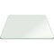 Fab Glass And Mirror 38in in Square Tempered 3/8in Thick Pencil Polish Touch Corners Glass Table Top, Clear 38SQR10THPETE - alternate 6