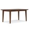 Homeroots 60" Walnut Wood Dining Table 640700 - alternate 1