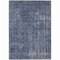 Homeroots 8' X 10' Blue And Gray Medallion Washable Indoor Outdoor Area Rug 616427 - alternate 3