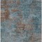 Homeroots 5' X 8' Teal Blue And Brown Abstract Washable Indoor Outdoor Area Rug 609395 - alternate 5
