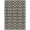 Homeroots 8' X 10' Black And Beige Geometric Washable Indoor Outdoor Area Rug 599607 - alternate 3