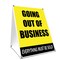 Signmission Going Out Of Business, 36 Inch x 24 Inch A-frame Yard Sign, Plastic Sign SBC-2436-Going Out Of Business - alternate 1