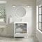 James Martin Vanities Myrrin 30" Sgl Vanity, Bright White w/Sgl Hole 3 CM White Zeus Silestone Top and Matching Backsplash 485-V30-BW-1WZ - alternate 6