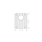 Blanco Stainless Steel Sink Grid (Formera 1-3/4 Right Bowl) 237145 - alternate 2