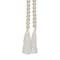 Homeroots 24" White Pearl Beads Decorative Tassel 612458 - alternate 5