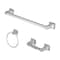 Oakbrook Collection Brushed Nickel Die Cast Zinc Bath Hardware Set BH-OB30000BN - alternate 1