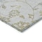 Homeroots 8' X 10' Silver Gray And Gold Floral Washable Indoor Outdoor Area Rug 589503 - alternate 6