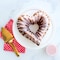 Nordic Ware 10.5 in. W X 11 in. L Heart Bundt Pan Pink 1 pc 55548 - alternate 2