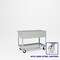 Pucel Tray Top Box Truck, 24 in W x 48 in D x 37 in H, 12 in Deep Box, Semi-Steel Casters, Gray TT-2448-12S - alternate 1
