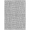 Homeroots 5' X 8' Gray Charcoal And Silver Striped Washable Indoor Outdoor Area Rug 583427 - alternate 4