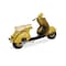 Homeroots 9" Yellow and Black Metal Hand Painted 1959 Yellow Scooter Model Motorcycle 489435 - alternate 5