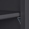 Sandusky Lee Solid Door Storage Cabinet, 46 in W, 78 in H, 24 in D, Black TA4R462472-09 - alternate 4