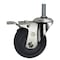 Service Caster 4 Inch Hard Rubber Wheel Swivel 10mm Threaded Stem Caster Total Lock Brake SCC-TSTTL20S414-HRS-M1015 - alternate 1