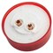 Grote Clearance Light - LED; Round; 2 Inch Diameter x 0.75 Inch Height; Red Lens; White Polycarbonate Hous G3002-5 - alternate 3