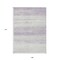 Homeroots 9' X 12' Lavender And Ivory Striped Washable Indoor Outdoor Area Rug 589696 - alternate 4