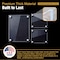 Azar Displays Gallery Wall Set: (2) 8x10 and (1) 16x20 Sign Holders with 1 in WHITE Caps and Standoffs 105720-WHT - alternate 7