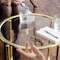 Fab Glass And Mirror 30in in Round 1/2in Thick Tempered Flat Polish Edge Glass Table Top, Clear, Wall Mirror 30RT12THFLAN - alternate 5