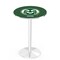 Holland Bar Stool Co 42" Chrome Colorado State Pub Table, 36" dia. Top L214C4236ColoSt - alternate 1