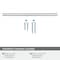 Amerock Caliber 8-13/16 inch 224mm Center-to-Center Satin Nickel Cabinet Pull BP36959G10 - alternate 2