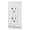 Leviton GFCI Receptacle, Outlet, White, 20A 125V GFNT2-FW - alternate 4