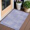 Homeroots 3' X 5' Lavender Purple And Lilac Abstract Washable Indoor Outdoor Area Rug 588780 - alternate 1
