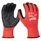 Milwaukee Tool Work Gloves, Cut Level A3 , Dipped , Nitrile , Sandy , L 1 PR 48-73-8632 - alternate 1