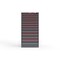 Strong Hold 13 drawer cabinet - (4x 2ft, 4x 3ft, 4x 4ft, 1x 5ft) - Red accents - Electronic Lock S3060-PPRAS-1301DS - alternate 1