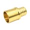 Thrifco Plumbing 3/4" x 3/4" Brass Male Sweat Adapter F1807 x Sweat Lead Free - (PEX B) 7910041 - alternate 1