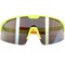 Bouton Optical Enhanced Coverage Half-Frame Safety Glasses, w/Hi-Vis Green Frame, Silver Mirror Plus PRO Lens, and An 250-41-0004 - alternate 4