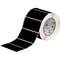 Brady Weather Resistant Polyester Outdoor Labels 2 in H x 4 in W Black 1000/RL THT-55-8591-1-BK - alternate 1