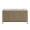 James Martin Vanities Chicago 60'' D Vanity, Walnut Whisper, w/ Jasmine Pearl Silestone Top w/FreePower Wireless Charger 503-V60D-WLW-FEJP - alternate 5