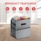 Simple Deluxe YSSOA Car Trash Can with Lid, Leak-Proof Organizer and Storage Bag, Adjustable and Portable Car Acc AACANXTRASHPO2LIDGRY - alternate 3