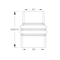 Hps Performance 2-1/2 in - 3 in ID x 6 in L, 4-Ply Silicone Charge Air Cooler CAC Hump Coupler Hose Cold Side CAC-250-300-COLD - alternate 4