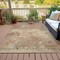 Homeroots 10' X 14' Tan And Beige Abstract Washable Indoor Outdoor Area Rug 630896 - alternate 6