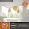 Vaxcel Harper 15 in W 2-Light Brass Gold Mid-Century Modern Bathroom Vanity Light Wall Fixture W0471R - alternate 4
