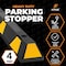 Xpose Safety Parking Block, Rubber, 4 in Height, 48 in Length, Black/Yellow 2 PK PBSY-4-2-X-S - alternate 4