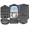 Emporio Kitchen Baking Pan Set, Oven Safe Tray, Up To 450 Deg F, Black, 6PK EMPKBK066 - alternate 1