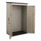 Rubbermaid Vertical Storage Shed, 53 cu ft, 2.5 ft x 4 ft x 7 ft, Sandstone/Faint Maple FG5L3000SDONX - alternate 2